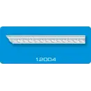 Плинтус потолочный ФОРМАТ 12004 инжекционный белый 1,3 м