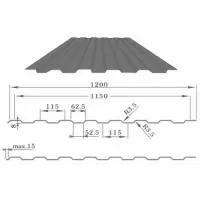 Профнастил С-8(Тип), 0.45 мм, Драп, RR ** 1.2 * м2