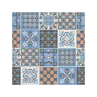 Коврик из вспененного ПВХ "ПРЕОБРАЖЕНИЕ" 0,65х15м 225PT-orange-blue