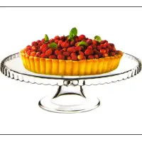 Блюдо PSB 98259 на ножке с бортиком вниз 280мм ПАТИССЕРИ / PATISSERIE
