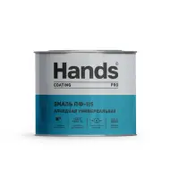 Эмаль ПФ-115 зеленая 20кг Hands Кроющая ПРО (Coating PRO) ГОСТ 6465-76