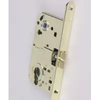 Замок дверной под цилиндр HANDLE DESIGN 8000С SG матовое золото