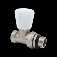 Клапан регулирующий для радиатора с уплотнением прямой вн-нар 3/4" AQualink