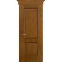 Дверь PORTE VISTA Шервуд глухая античный дуб тон 14 70, шпон