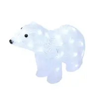 Фигура световая «Белый медведь-4» 40 LED, свечение белый, 31*15*25 см ULD-M3125-040/STA WHITE IP20 WHITE BEAR-4