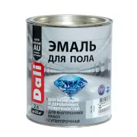 Эмаль для пола красно-коричневая (RAL 3009) 2л DALI
