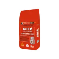 Клей жаростойкий ТЕРРАКОТ усиленный 5 кг (до +400°С)
