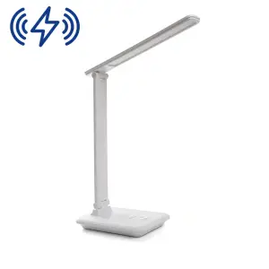 Лампа настольная Feron белая DE1728 25W, 3000-6000К, 100-240V, складная