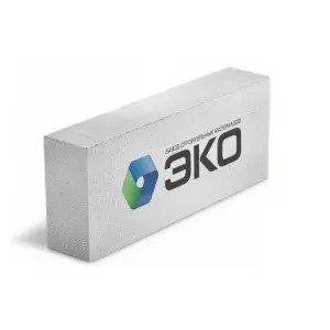 Газобетонный блок 125х250х600 мм D500 / B3.5 / F100 Эко 0,01875 м3