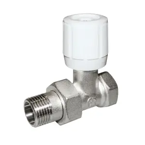 Клапан регулирующий для радиатора прямой FM 1/2" AQualink