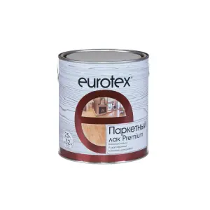 Лак Eurotex–Премиум паркетный полуматовый 2,5л (алкидно-уретановый)