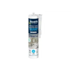 Герметик силиконовый BOSTIK Perfect Seal Ванная прозрачный 280мл (Т-ра перевозки не ниже +5град)