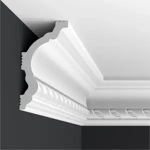 Плинтус потолочный ФОРМАТ из дюрополимера 80*42*2000 арт.09001D