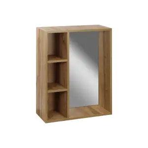 Зеркало-шкаф DORATIZ Лофт 60 с полками, ватан 766х120х500