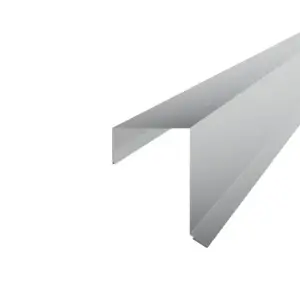 Планка торцевая кровельная для фальца Zn 0,45мм, длина 2 метра, Stynergy
