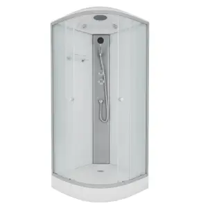 Кабина душевая NIAGARA Eco 1000х1000х2150, низкий поддон (13 см), стекло МАТОВОЕ, арт.E100/13/MT