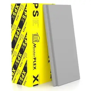 Утеплитель экструдированный MasterPLEX 50*550*1150мм (270-350 кПа), L-кромка, Г-4, в уп. 7 плит, 0,2214м3 – 4,428 кв.м. (350уп в авто)