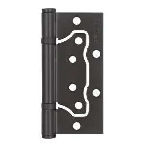 Петля накладная "БАБОЧКА" Fuaro (Фуаро) IN4500W-BL GR (500-2BB/BL 100x2,5) графит (2шт.)