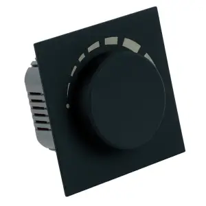 Выключатель диммирующий СП STEKKER Мия (механизм) 250В, 1200W черный бархат (RSW10-3106-05)