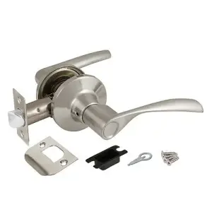 Ручка-защелка без фиксатора Ajax (Аякс) DK610 SN-PS (6010 SN-P) матовый никель