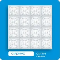 Потолочная плита ФОРМАТ инжекционная Сириус 50*50 (8 штук-2 кв.м)