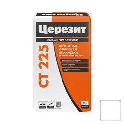 Шпаклевка фасадная финишная CERESIT CТ 225 белая 25 кг