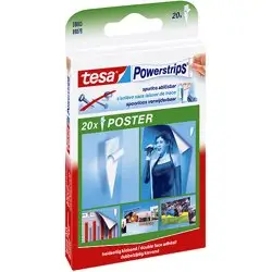 Липучка двухсторонняя для плаката 20шт Powerstrips