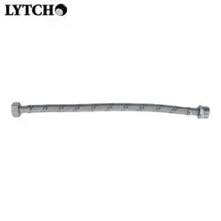 Подводка гибкая для воды 1/2" вн-нар 40 см, стальная оплетка (Lytcho)