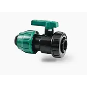 Кран шаровый 50х1 1/2" ПНД разъемный, резьба внутренняя
