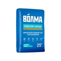 Наливной пол ВОЛМА-НИВЕЛИР АРЕНА самовыравнивающийся цементный 25 кг