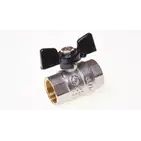 Кран шаровой FF 3/4 B гайка-гайка бабочка AQualink