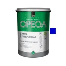 Эмаль ОРЕОЛ акриловая глянцевая синяя 1,9 кг