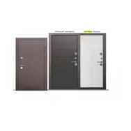 Дверь мет. FERRONI ISOTERMA 860х2050 "Л" Металл медный антик/астана милки МДФ (с терморазрывом)