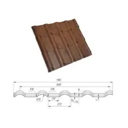 М\черепица, Kamea ПурЛайт матовый RAL **, 0.5мм Grandline, 1.18*м2
